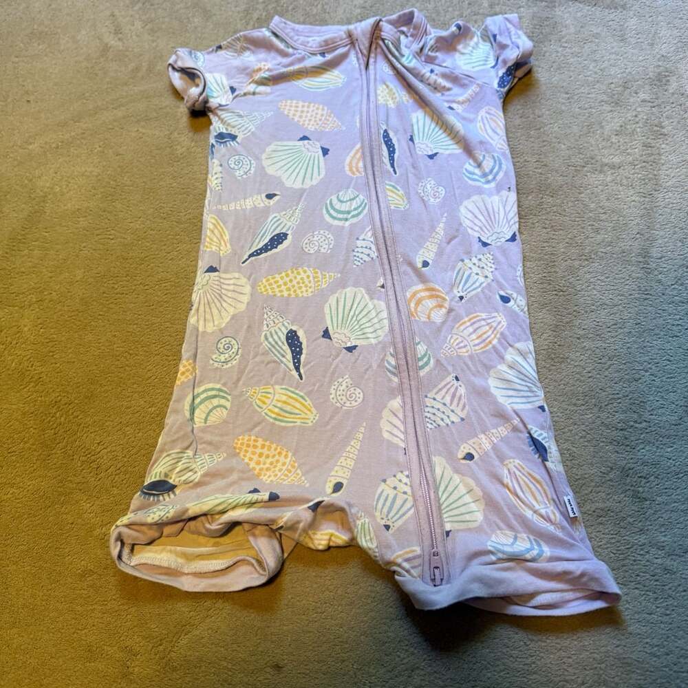 Little Sleepies Sandy Treasures Shorty Zippy Size 2T